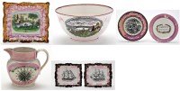 Lot 81 - Lustreware bowl, of North East interest,...