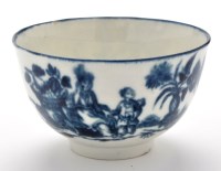 Lot 101 - Worcester blue and white sparrow beak jug,...