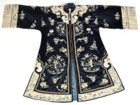 Lot 171 - Late 19th Century Chinese embroidered silk...