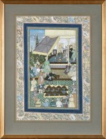 Lot 382 - Indian School A NOBLEMAN WITH COURTIERS,...