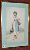 Lot 410 - E*** Fiorentino (Italian 19th Century) A...