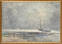 Lot 428 - George Edward Horton (1859-1950) A SAILING...