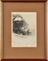 Lot 24 - George Edward Horton (1859-1950) ''WINTER IN...
