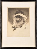 Lot 25 - Sir Hubert von Herkomer, RA (1849-1914) ''HEAD...