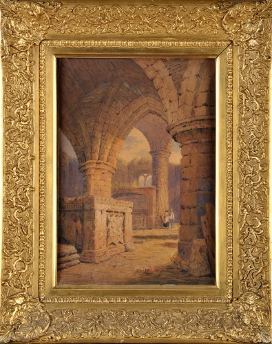 Lot 38 - A Follower of Samuel Prout (1783-1852) ''TOMBS...