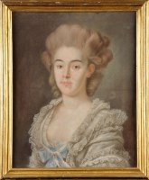 Lot 67 - 18th Century British School BUST PORTRAITS OF...