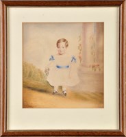 Lot 69 - 19th Century British School A NAIVE PORTRAIT...