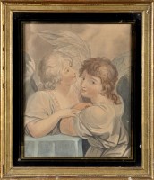 Lot 72 - 19th Century English School TWO ANGELS...