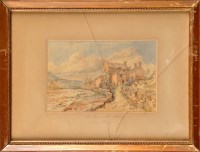 Lot 101 - John Storey (1828-1888) ''THE RUINED VICARAGE,...