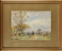 Lot 102 - John Atkinson (1863-1924) A HORSEMAN AND HIS...
