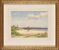 Lot 110 - Cecil Ross Wheatley (1892-1967) ''HOLY ISLAND''...