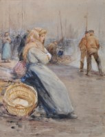 Lot 125 - Robert Jobling (1841-1923) ''AWAITING THE...