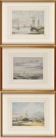 Lot 127 - John Linton Chapman (1839-1905) COASTAL SCENES...