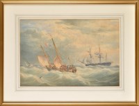Lot 132 - John Cantiloe Joy (1806-1867) A FRENCH LUGGER...