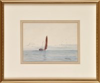 Lot 137 - **** Gaffroy (20th Century) ''AFLOAT ON A CALM...