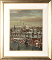 Lot 246 - Steven Scholes (b.1952) ''TEATIME IN GORTON,...
