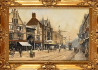 Lot 274 - John L*** Chapman (b.1946) NOSTALGIC STREET...