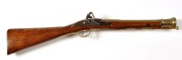 Lot 507 - An Irish Flintlock blunderbuss by Clarke,...