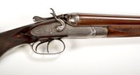 Lot 516 - W. H. WAKEFIELD 12 bore double barrel hammer...