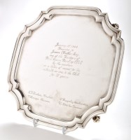 Lot 563 - A George V waiter, by William Lister & Sons,...