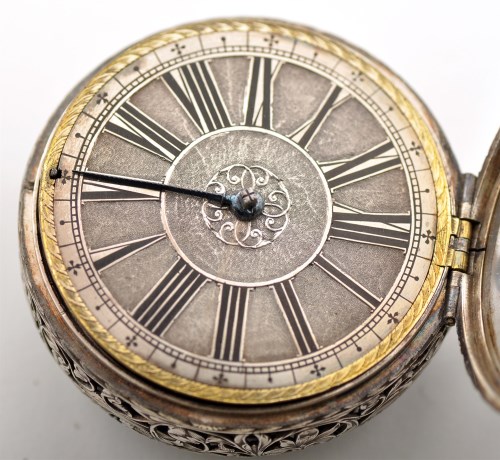 Lot 706 - 'John Fitter at Fullham Fecit': a pair-cased...