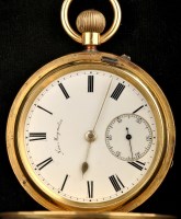 Lot 721 - An Edwardian 18ct. gold gentleman's full...