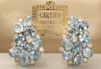 Lot 932 - Manner of Cartier: a pair of Art Deco...