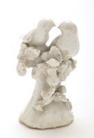 Lot 1085 - 'Dry Edge' figure of two finches, looking...