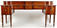 Lot 1368 - A late Georgian Scottish mahogany sideboard,...