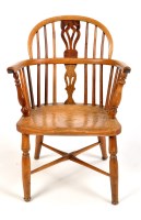 Lot 1489 - An early 19th Century small size solid elm...