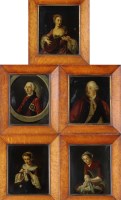 Lot 25 - English School 18TH CENTURY PORTRAIT STUDIES...
