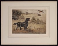 Lot 29 - Henry Wilkinson (1921-2001) A BLACK FLATCOATED...