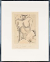 Lot 53 - Jim Dine (1935-) ''LITTLE NUDE NO. 3'' signed...