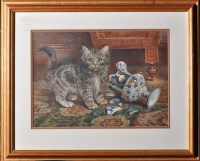 Lot 95 - Wilson Hepple (1853-1937) ''IT WASN'T ME'' - A...