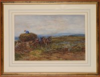Lot 102 - John Atkinson (1863-1924) ''LOADING TURNIPS'' -...