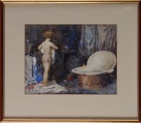 Lot 145 - Adam Stanley Wood (1903-1934) ''BATH TIME''...