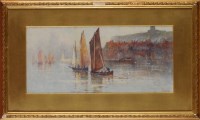 Lot 156 - Frank Rousse (fl.1895-1917) ''FISHING BOATS,...