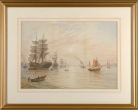 Lot 160 - Bernard Benedict Hemy (1845-1913) SHIPPING ON...