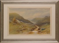 Lot 199 - Harold Lawes (1865-1940) A MISTY UPLAND BURN...
