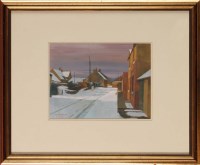Lot 230 - Eric Huntley, RSW (1927-1992) ''WINTRY...