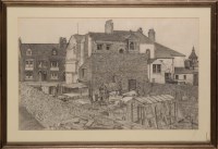 Lot 232 - Christine Adams (20th Century) ''BACK YARDS'' -...