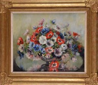 Lot 282 - Marion Broom (1878-1962) A SPRAY OF ANEMONES...