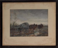 Lot 296 - John Falconar Slater (1857-1937) A HORSECART...