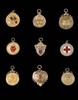 Lot 377 - A collection of football medals awarded to...