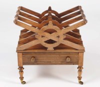 Lot 1260 - A Regency rosewood Canterbury, the three...