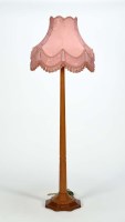 Lot 1323 - Thompson of Kilburn: a 'Mouseman' oak standard...
