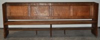 Lot 1334 - Thompson of Kilburn: an oak 'Mouseman' pew...