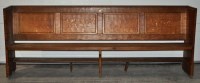 Lot 1335 - Thompson of Kilburn: an oak 'Mouseman' pew...