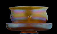 Lot 95 - Louis Comfort Tiffany: a Favrile glass finger...