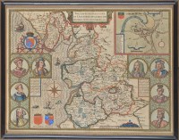 Lot 184 - John Speed (1552-1629) ''THE COUNTIE PALATINE...